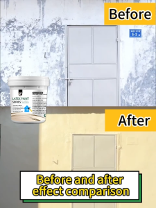 The environmentally friendly water-based white paint for cement wall exterior wall latex paint barnished ng kahoy clear waterproof and leakproof environmental paint. It is non-toxic odorless.