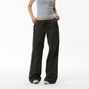WLNEXT | American Retro Loose Casual Worker Pants