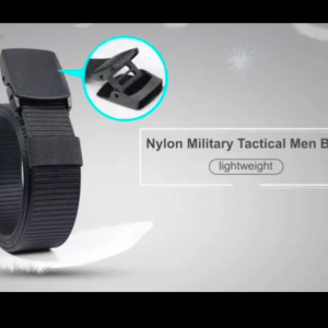 Automatic Buckle Nylon Belt Outdoor Hunting Multifunctional Tactical Canvas Belt High Quality Men Belt