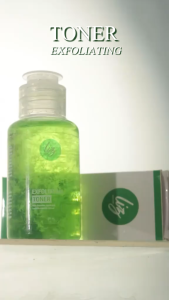 Elzet Skincare Resmi BPOM Toner Exfoliating Penghilang Bekas Jerawat Wajah Beruntusan Komedo Toner Glowing