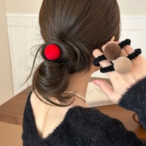 ยางรัดผมทรงหางม้าสูงสำหรับผู้หญิง ยางยืดทนทาน รัดผมได้ดี ตกแต่งผมแบบลำลอง ยางรัดผมสำหรับผู้ใหญ่ ยางยืดทนทาน