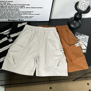 2026 Summer Casual 2-14Y Boys Shorts Knee Length Elastic Waist Children Pants Wear Resistant Loose Kids Sports Short Trousers