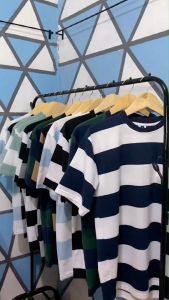 OVERSIZE T-SHIRT SALUR COTTON COMBED 24S I BAJU KAOS OVERSIZE SALUR PRIA DISTRO I BAJU KAOS OVERSIZE SALUR LENGAN PENDEK