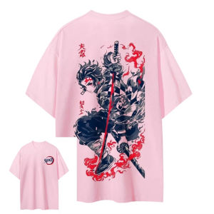 Bandai | Demon Slayer Tanjiro Kamado Anime T Shirt Men Women Short Sleeve Graphic Tee Streetwear 2026 Summer new Casual Tops Manga