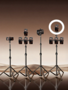 JIAHUACAI | Multipurpose Selfie Tripod With Fill Light Phone Stand