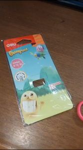 Gunting Anak Lucu dengan Tutup (Safety Cap) / Gunting Deli 6021