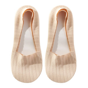 Golden ถุงเท้าผู้หญิง วัสดุผ้าฝ้ายแท้ ซับเหงื่อดี กระชับแน่นไม่หลุดง่าย สําหรับสุภาพสตรี Boat sock