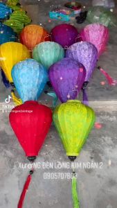 đèn lồng hội an size 40cm luạ tơ tằm chuyên trang trí nhà cửa (:0905581530) lanterns with silk nature
