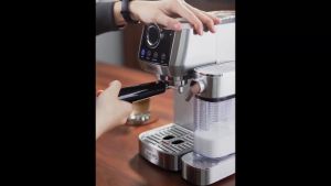 Máy pha cà phê Espresso bán tự động 3 trong 1 Espresso Latte Cappuccino thương hiệu Mỹ cao cấp HiBREW H13A - Hàng Nhập Khẩu (Bảo Hành 12 Tháng)