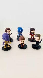 [MỚI VỀ] Đồ chơi mô hình biệt đội siêu anh hùng Marvel Advengers mini để bàn spider man iron man thanos captain 688191