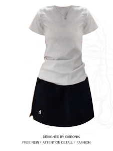 Chic Sweet And Spicy plus Size Womens Summer Outfit High Waist Bodycon Mini Skirt Short Sleeve T-Shirt Two-Piece Set