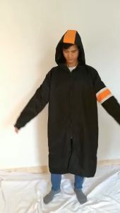 Anime One Piece 3rd Generation Trafalgar Law Cosplay Halloween Party Costume Cloak Hooded Robe pants Suit