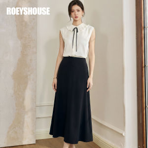 Roey s house | Elegant Office-Appropriate Sleeveless Blouse and Skirt Set