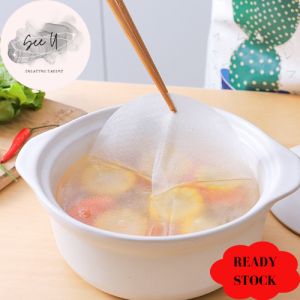 Kitchen Oil Absorbing Paper Disposable Food & Soup Oil Filter Sheets Grease Blotting Paper for Cooking Frying 48pc/pack