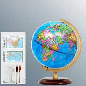 Large 32cm High Definition Earth Globe Lamp New 2026 Version 25cm World Map Instrument Decorative Ornaments for Study Room Gifts