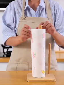 Kitchen Non-Woven Printed Lazy Rag Cleaning Paper Disposable Dishwashing Dishcloth