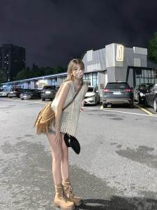 เสื้อกั๊กถักแบบเปิดไหล่สำหรับผู้หญิงในช่วงฤดูร้อน เสื้อคลุมแบบหลวมๆ แขนกุด เสื้อคลุมแบบเปิดไหล่แบบโปร่งใส แขนกุด