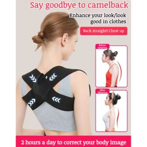 Hunchback Posture Corrector Back Support Belt Invisible Wearable Breathable Posture Shoulder Correction for Men & Women