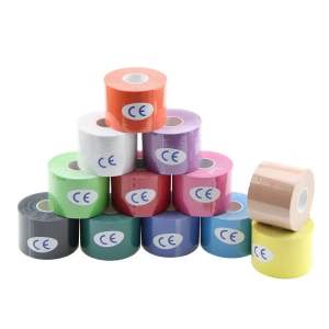 Kinesio Tape 5cm x 1m atau 5m | kinesiology taping | kinesiologi lebar 5 cm panjang 1 - 5 meter