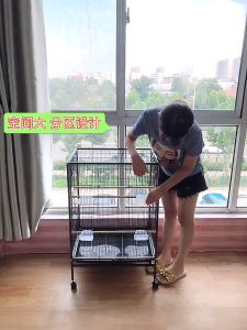 【Local Ready stock】Bird cage budgerigar cage large starling cardinal bird black bird peony parrot color breeding cage L