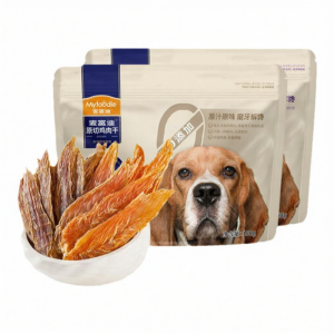 MYFOODIE | Chicken and Duck Breast Jerky Training and Chewing Treats for Small Dogs