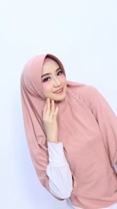 Hijab Jilbab Bergo Jersey Premium Pad Anthem XL