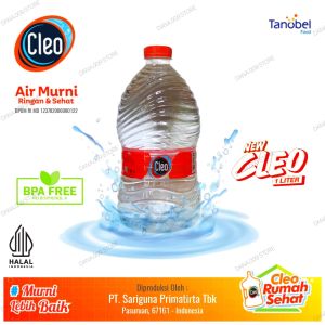 [ Air Minum CLEO Pure Water Kemasan Botol 1 Liter | 1 Pcs ]