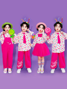 Primary School Student Opening Ceremony Performance Outfit Childrens Dopaamine Cheerleading Ensemble Pantsuit Class Uniform Set Autumn