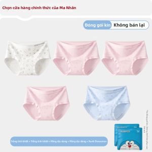 MiiOW | Quần lót nữ 10a kháng khuẩn cotton eo trung