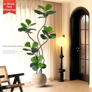 ZHIZHOU | New Simulated Rubber Plant Indoor Decor