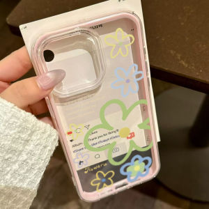 Clear 2in1 Flower Case For Samsung A57 5G Cover A55 A56 A37 A36 A35 A17 A53 A54 A34 A26 A07 S26 Ultra S25 S23 S22 S24 Plus Funda