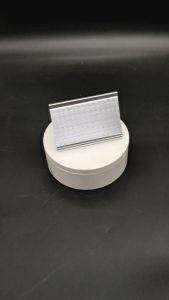 Papan Nama Meja Aluminium / Holder Kartu Nama Meja Aluminium