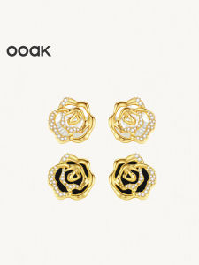 Bông Tai Đen Onyx Đơn Giản