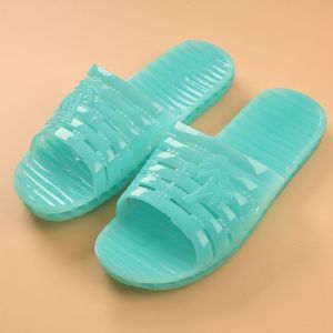 Ielgy nhiều màu sắc Dép pha lê đế mềm nữ thoải mái chống rỗng nhà