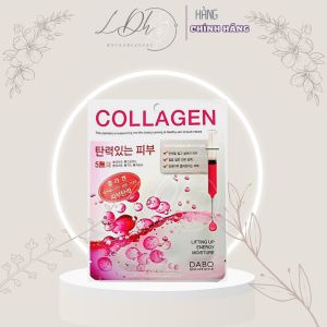 Combo 10 Miếng Mặt Nạ Đắp Mặt Dưỡng Trắng - Dưỡng Ẩm Cao Cấp DABO Hàn Quốc 23G