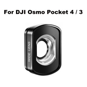 PULUZ | PULUZ For DJI Osmo Pocket 4 / Pocket 3 Magnetic Wide-Angle Lens 112 Degree Ultra Wide Camera Filter Quick Install Travel Vlog