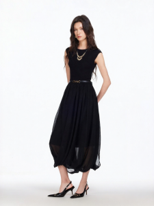 Vero Moda | Đầm Dài Trung Bình Có Đai Thắt Lỏng