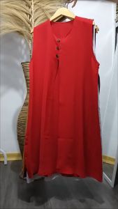 KANZA - Outer kancing depan crinkle premium/outer kekinian/outer viral