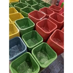 GROSIRRR !!! 40 PCS WAKUL PLASTIK SEGI EMPAT