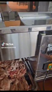 Máy thái thịt cắt thịt công nghiệp QX260 thái thịt bò lợn bê dê da bò bê cá chả mực tôm năng suất 200kg/h