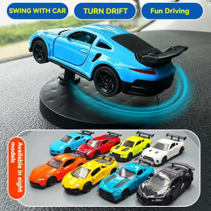 Sports Car Drift Rotating Center Console Decoration Auto Dashboard Turning Racing Model Car Individuality Decor
