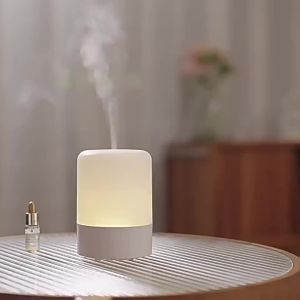 JIFANPAUL | USB Powered Ultrasonic Aroma Diffuser Humidifier with Colorful Atmosphere for Desk & Bedroom