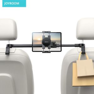 Joyroom รถ Headrest ผู้ถือแท็บเล็ต 2 ตะขอ Backseat รถแท็บเล็ตผู้ถือโทรศัพท์ขยายสําหรับ 4.7-12.9 "แท็บเล็ต/โทรศัพท์