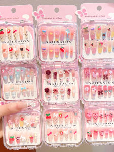 Cute Cartoon Girl Nail Stickers 6-8 Years Long