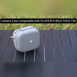 XFJI | XFJI Travel Carrying Case for FUJIFILM X-M5/X-T50/X-T30 Organizer Storage Bag  PU Shoulder Bag Portable Case Camera Accessories