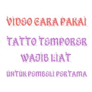 Phajeco Stiker Tato Temporary Motif 3D Srigala Blue Moon - Tato Temporer