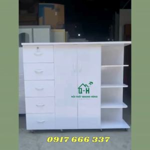 TỦ NHỰA QUẦN ÁO NHỎ GỌN TRẮNG TINH CÓ KỆ BỀN CHẤT LƯỢNG - GIAO NHANH HỎA TỐC