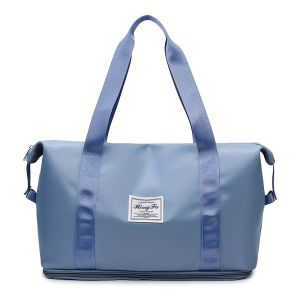 Large Capacity WomenS Duffle Bag Nylon Gym & Travel Tote Lightweight Luggage Handbag Versatile Sports Bag Casual Style