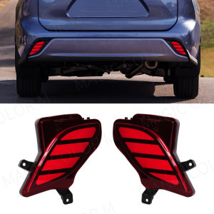 Đèn Phản Quang Cản Sau LED Toyota Highlander 2020-2023 Xi Nhan Động Đèn Phanh Đèn Sương Mù 12V Phụ Kiện Ô Tô ABS+LED