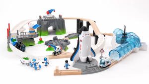 BRIO Official Store SG - Space Deluxe Train Set (36157) Creative Kit Kids Wooden Train Toy Sets